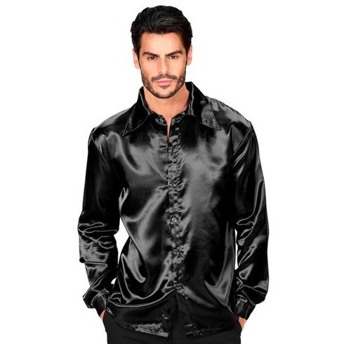 W WIDMANN MILANO Party Fashion - Tričko s diskotékou 70. rokov, veľkosť M, čierne
