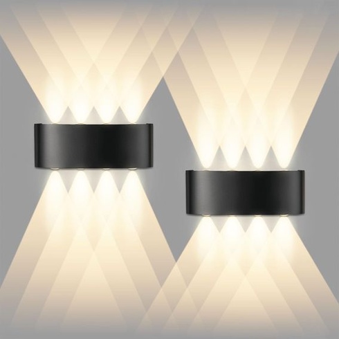 LED nástenné svetlá CHEVVY, 2 ks