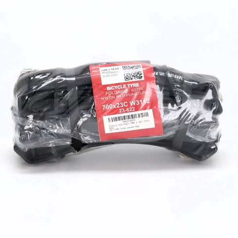 Plášťa na bicykel Fincci 28 palcov - sada, pár 23-622 700x23c, plášte s dušami 28 palcov a 1mm ochranou