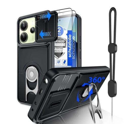 Kryt Dizn Slider s krytom fotoaparátu pre Xiaomi Redmi Note 14 4G: Medzinárodná verzia (neeurópska
