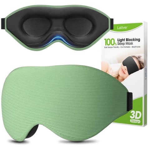 Maska na spanie na spanie na boku, Laitver Updated Eye Mask azúrová