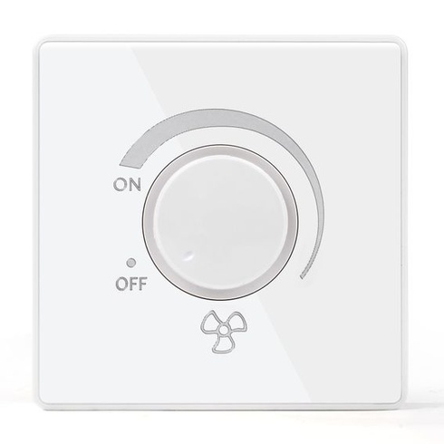 DEWIN nástenný vypínač, regulátor otáčok stropného ventilátora typu 86, nástenný stmievač 10A AC 220V