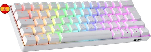 Klávesnica Geeky GK61 - podsvietená