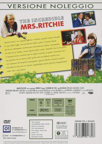 DVD Neuveriteľná pani Ritchieová