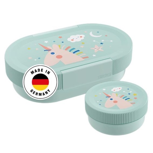 Sigg - Lumo Kids Lunchbox Set 2 - Detský obedový box s priehradkami - Vhodný do mikrovlnnej rúry a