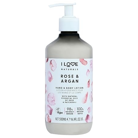Hydratačný krém I LOVE Naturals Rose & Argan