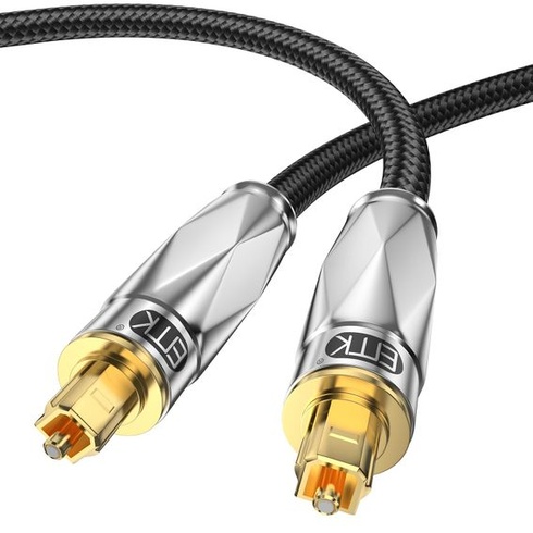 EMK Optisches Audiokábel Optický audio kábel Toslink Spdif Kábel-6m 6metrový Toslink-Toslink