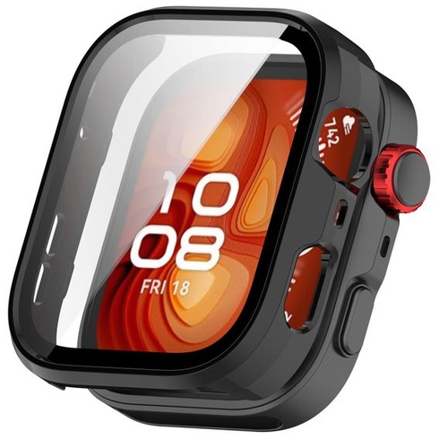 Púzdro FTRONGRT kompatibilné s Huawei Watch Fit 5 Pro, PC + ochrana displeja, odolné proti