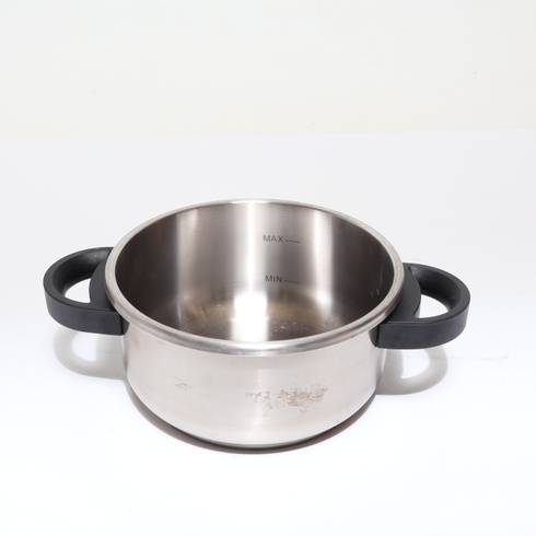 Tlakový hrniec BRA, strieborný, 4 l