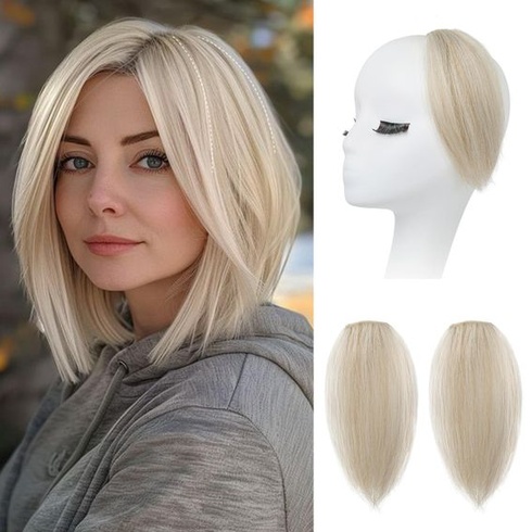 REECHO Clip-in vlasové prodlužování pro objem, sada 2 kusů, 20cm silné vlasové prodlužování pro