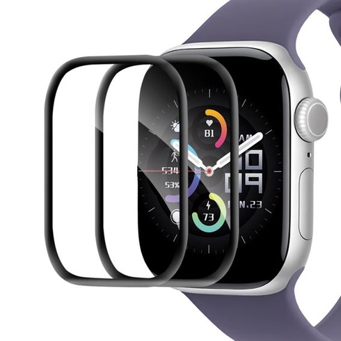Ochranné tvrdené sklo Cable Leader pre Apple Watch 11 46 mm, balenie 2 kusov