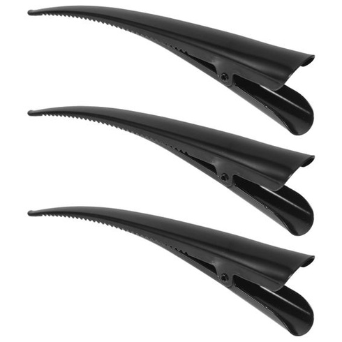 KOMBIUDA Sada 3 kovových sponek do vlasů s kachním zobákem 12 x 2,2 x 1,9 cm Sponky do vlasů pro