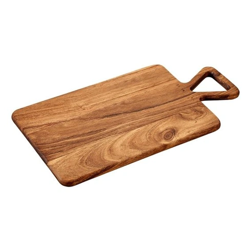 KESPER | Prkénko na krájení, Materiál: Akáciové dřevo, Rozměry: 42 x 23 x 1,5 cm, Barva: Hnědá |