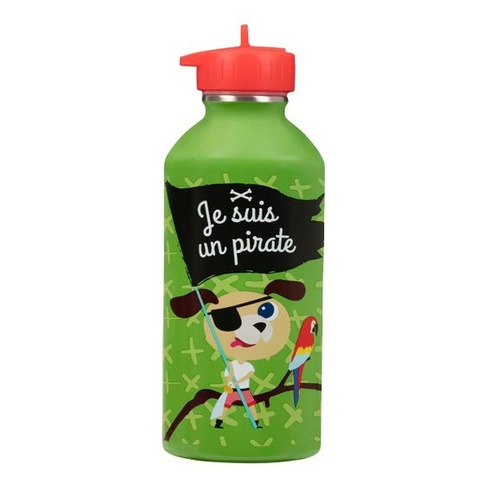 Draeger Paris - Detská fľaša na vodu z nerezovej ocele - Je suis Un Pirate