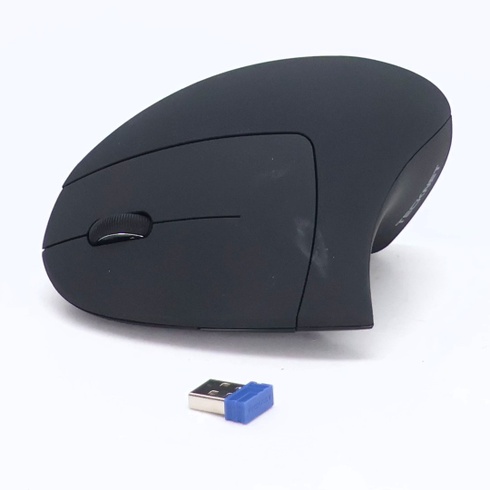 Bezdrôtová myš TECKNET 2.4G vertikálna, ergonomická, tichá, nastaviteľná s 5 úrovňami, 4800 DPI, 6