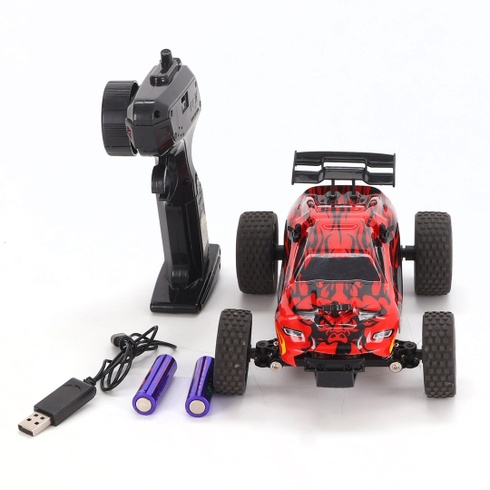 Auto na diaľkové ovládanie Tecnock, mierka 1:18, RC auto s pohonom 2 kolies (2WD) s rýchlonabíjaním