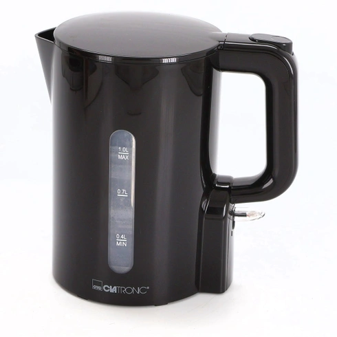 Kanvica Clatronic® 1 l | 900 W | Bez BPA | Ovládanie jednou rukou | Ukazovateľ hladiny vody | Ochrana
