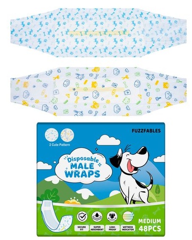Plienky pre psov FuzzFables veľ. M