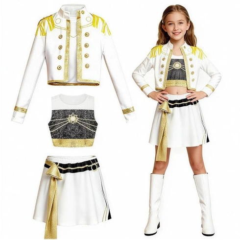 Kostým lovca démonov, dievčenské kostým lovca, anime cosplay kostým s vestou, bundou, kraťasy/sukňou,