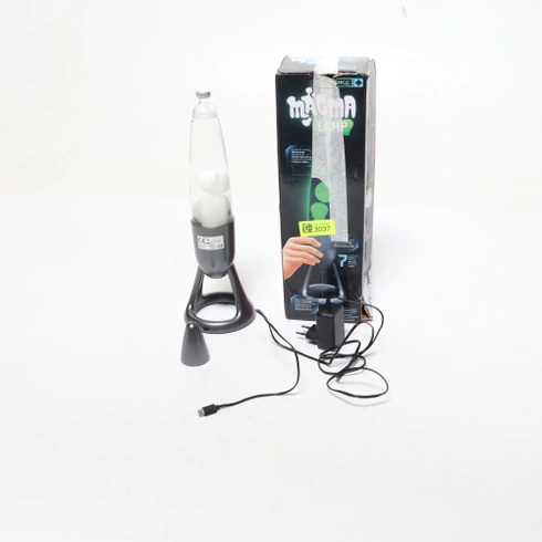 BUKI SP010 - Magma lampa 35 cm s LED diodami 7 barev a automatickou změnou barev – bezpečná kovová