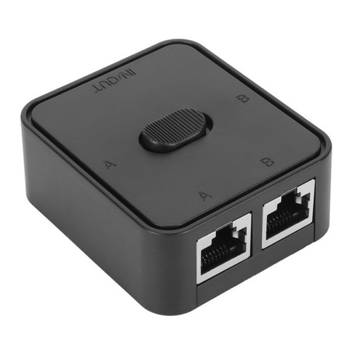 Gigabitový ethernetový přepínač, 2 porty RJ45, 1000 Mbps LAN rozbočovač pro Cat 6 UTP,