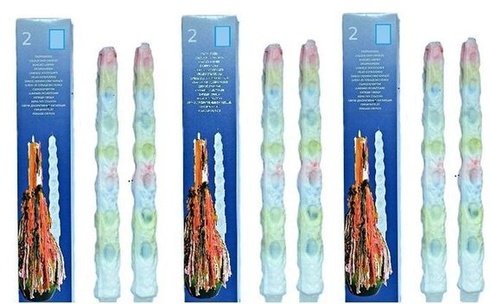6 různých druhů kapacích svíček, délka 30 cm, průměr 2,9 cm, doba hoření 4-6 hodin, 6 kusů (3