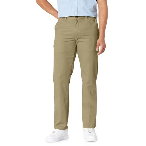 Pánske chino nohavice Amazon Essentials Slim Fit Wrinkle Free Casual 32W / 34L khaki béžové