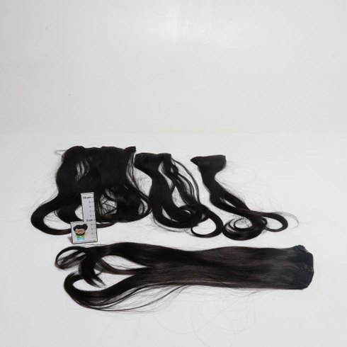 REECHO Clip-in prodlužování vlasů - 4 ks prodlužování vlasů, 40 cm, vrstvený střih, přirozeně