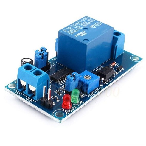 Modul časového relé pre DC 12V oneskorené zapnutie/vypnutie s časovačom