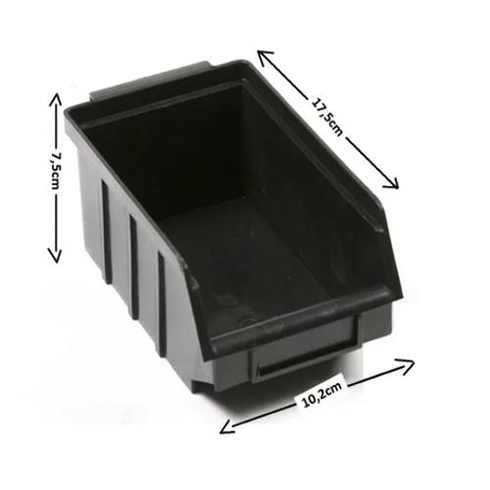 Čierny úložný box Hunersdorff