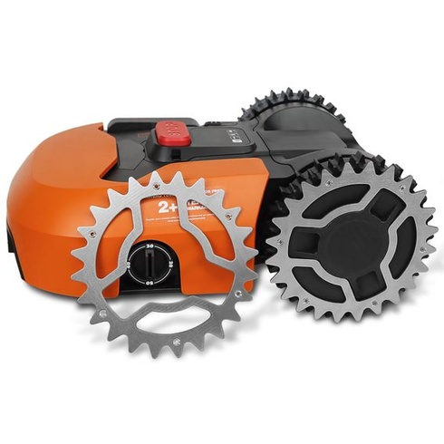 Hroty pro robotické sekačky Worx Landroid model S/M, tloušťka 2 mm, vylepšená trakce, zapuštěné
