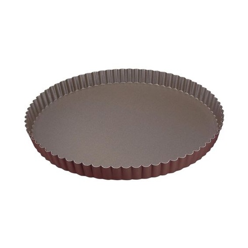 Gobel 226332 Tortová misa, okrúhla, škoricová s pevným dnom, nepriľnavým povrchom, čierna, Ø26 cm