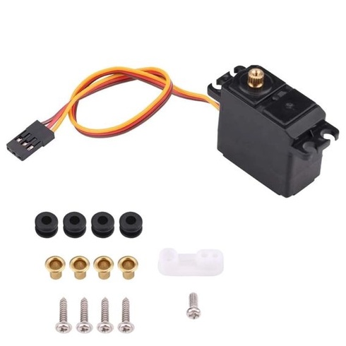 Dilwe RC Servo Vodeodolný, 2,2kg Servomotor s kovovým prevodom pre 1/16 1/14 1/12 RC Auto Buggy
