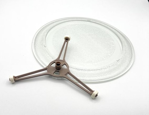 Hnací hřídel a talíř ELECTROTODO kompatibilní s univerzálními mikrovlnnými troubami, 245 mm