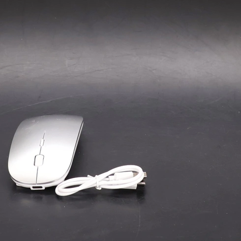 Bezdrôtová myš RaceGT USB-C a USB-A, dobíjacia myš 2,4 GHz, tiché klikanie, 3 nastaviteľné úrovne DPI