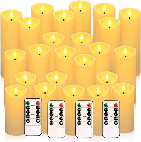 LED sviečky bez plameňa LIVEN