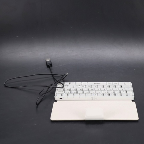CACOE Mini Bluetooth klávesnice se stojánkem pro mobilní telefony, ultratenká přenosná, skládací,