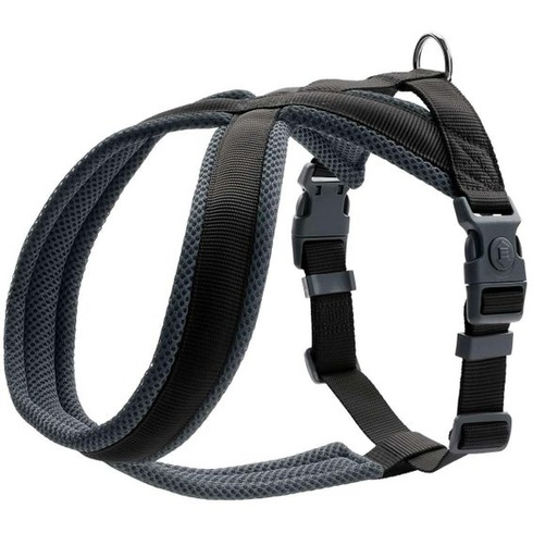 Postroj pre psov HUNTER London Comfort, čierny, veľkosť S-M/1