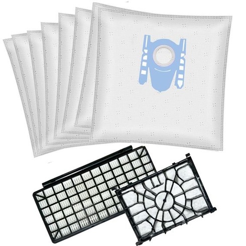 10 sáčkov do vysávača a 2 filtre pre Siemens Q5.0 VSQ5X1230 VSZ3XTRM11 S62