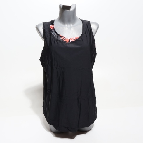 JASAMBAC Tankini Plus Size, dámské plavky s korekcí bříška. Dámská trojdílná sada bikin, horní díl