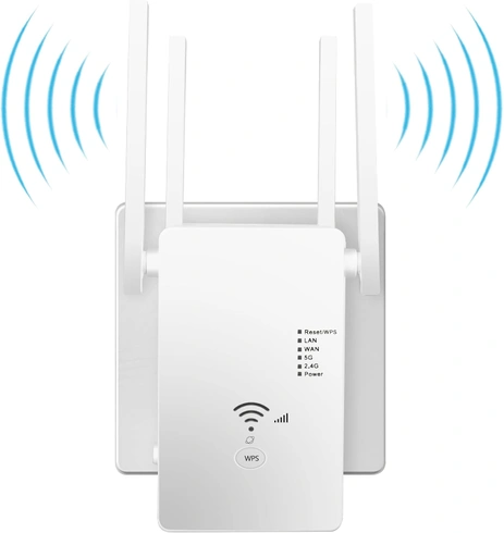 Biela WiFi anténa - 1200 Mbit/s Qwdqwd