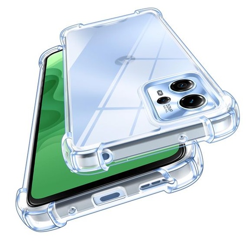 Priehľadné púzdro ivoler nežltne pre Motorola Moto G13 / Moto G23 s ochrannými rohmi odolnými