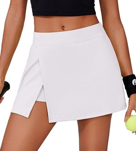 Dámská tenisová sukně s kalhotami PINSPARK, sportovní sukně, golfová sukně, vysoký pas, tenisová,