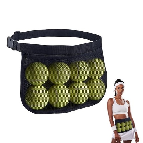 Nbeads 1 ks držák na tenisové míčky, držák na pickleball a tenisové míčky, taška na tenis pro ženy