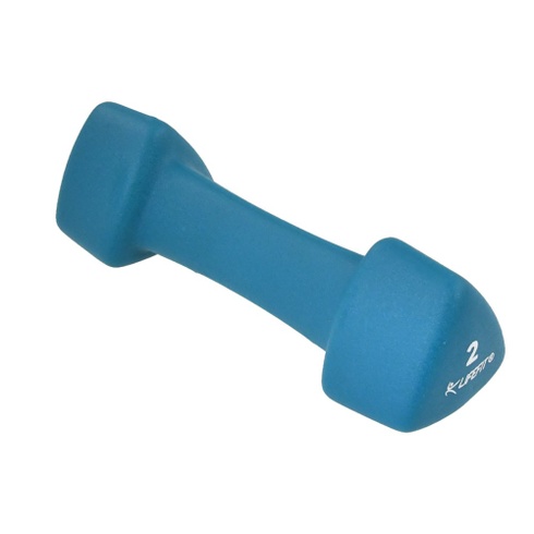 Neoprénová činka LIFEFIT® TRIANGLE 1 x 2,0 kg, modrá