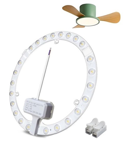 KINGYEENUO 24W LED modulový svetelný zdroj s magnetickým držiakom, dodatočná montáž LED okrúhleho