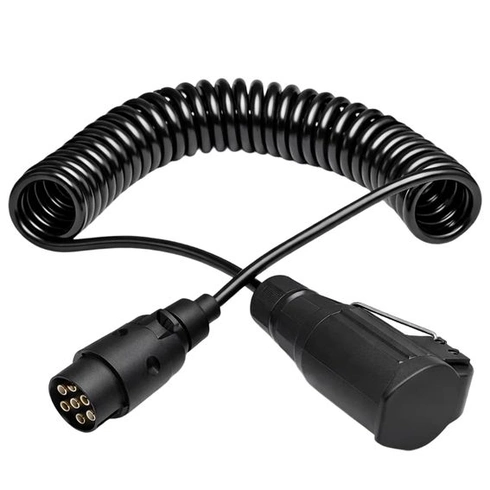 Adaptérový kabel pro přívěs Menibeuty 2M, adaptér pro přívěs se 7pinovou až 13pinovou zástrčkou,