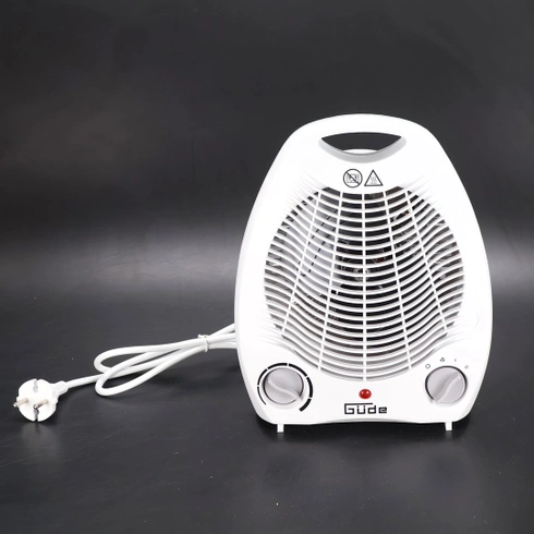 Vykurovací ventilátor Güde biely 2 stupne 85175