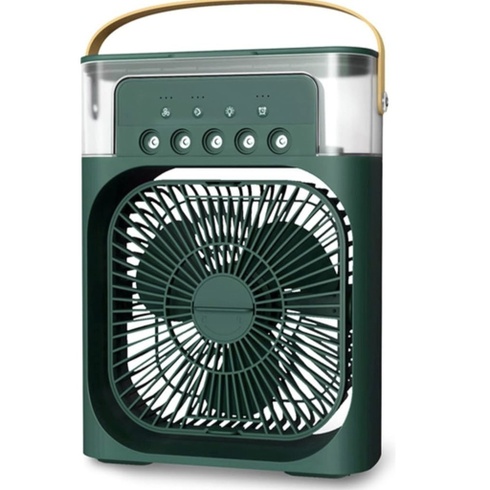 Přenosný ventilátor zelená 10 W