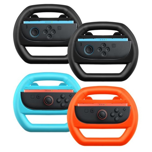 Sada 4 závodních volantů Ankey kompatibilních s Nintendo Switch 2, závodní volanty kompatibilní s